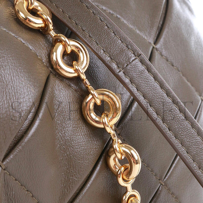 LOEWE PUFFER GOYA PLEATED LEATHER SHOULDER BAG A896P41X14 (23*17*9cm)